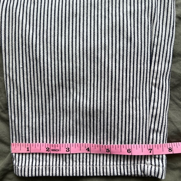 Calvin Klein petite vintage jeans hickory stripe 90s 80s - Picture 9 of 9